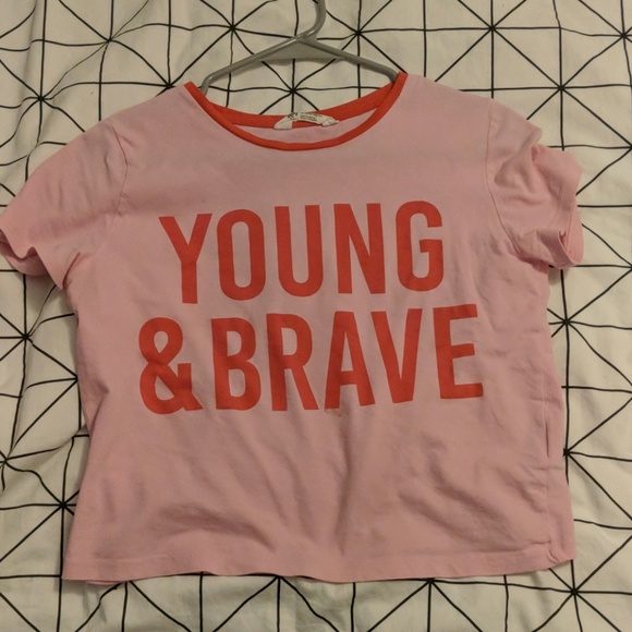 Pink and red quote shirt - Picture 1 of 1